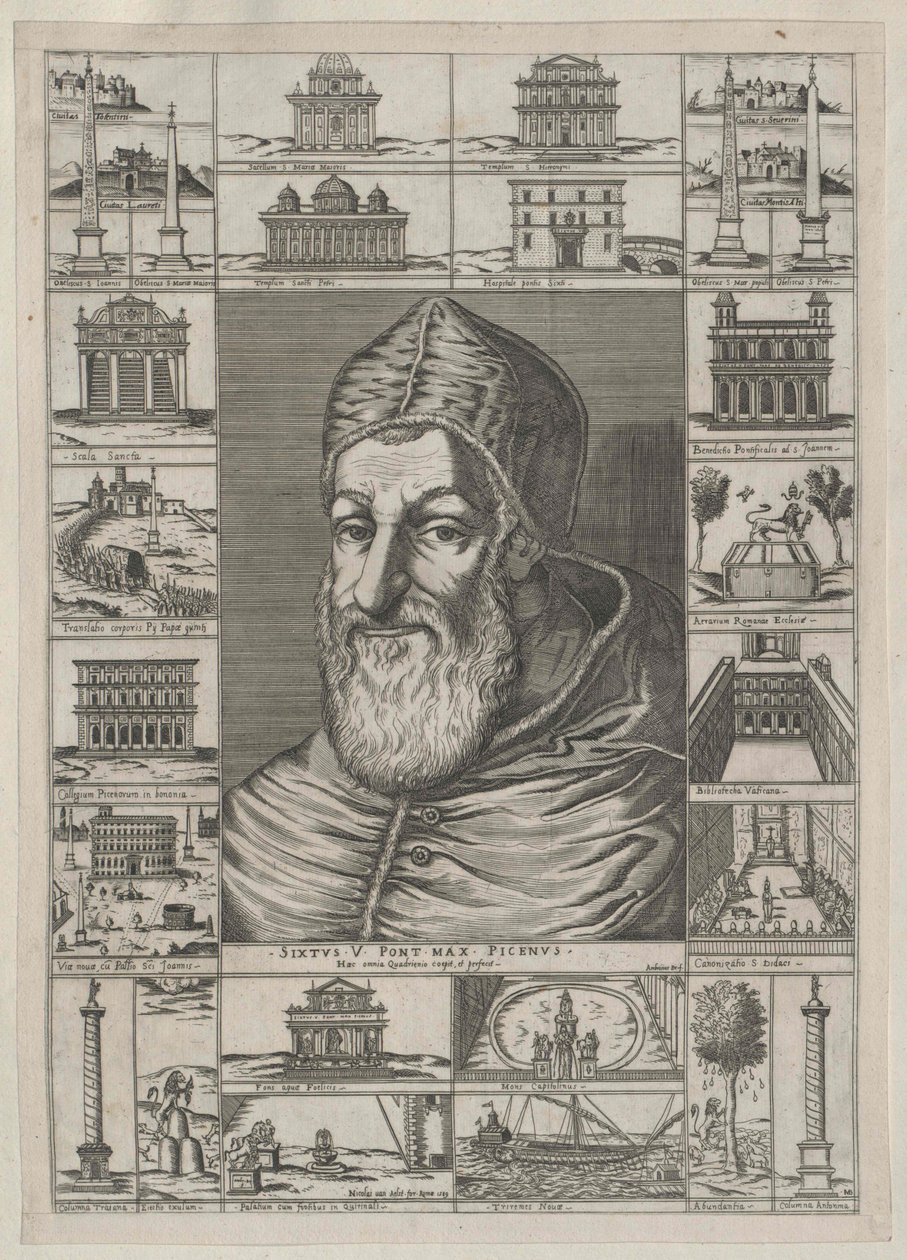 V. Sixtus pápa alkotó: Artist Unknown