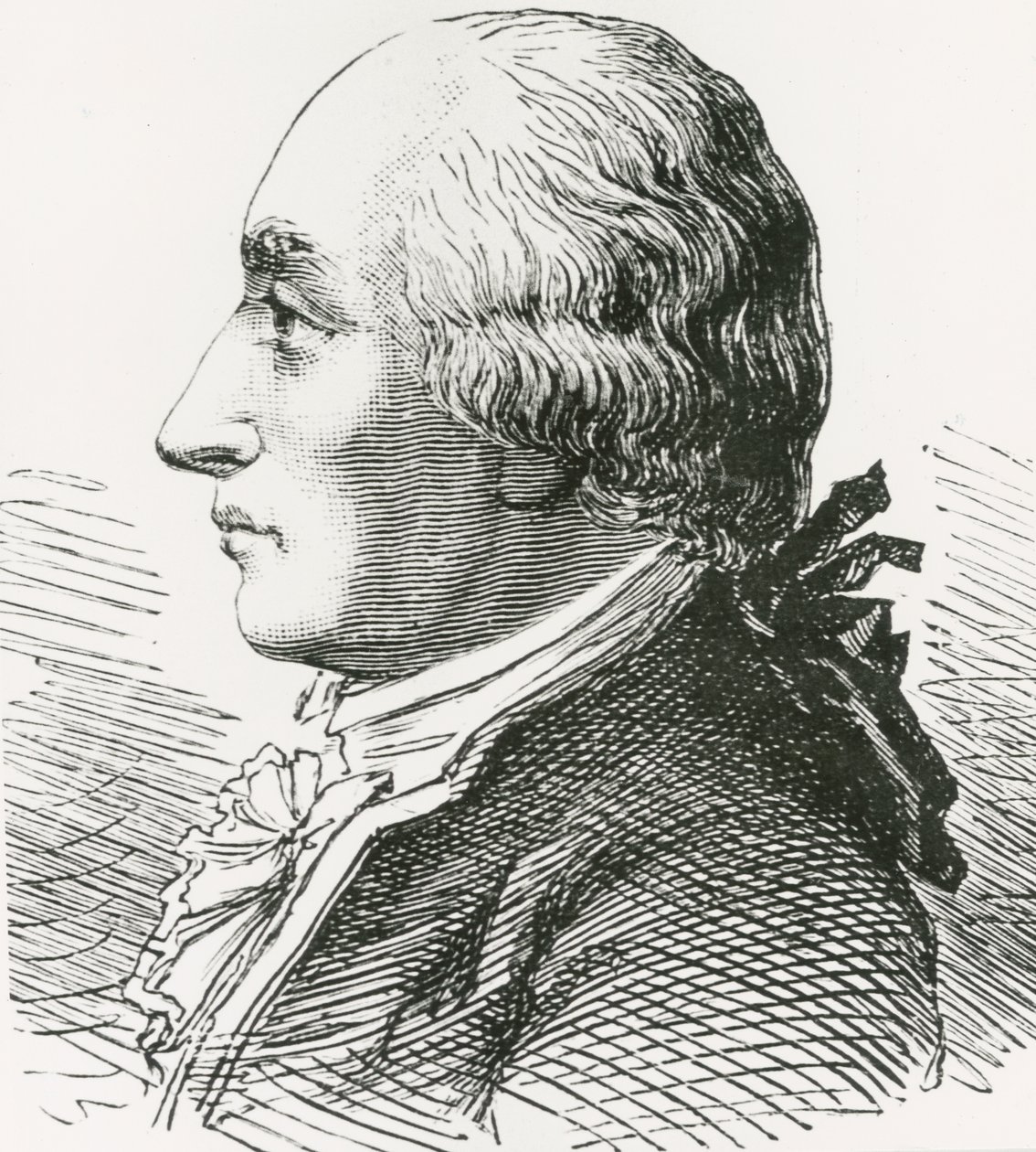 Jacques Charles portréja (nyomtatás) alkotó: Artist Unknown