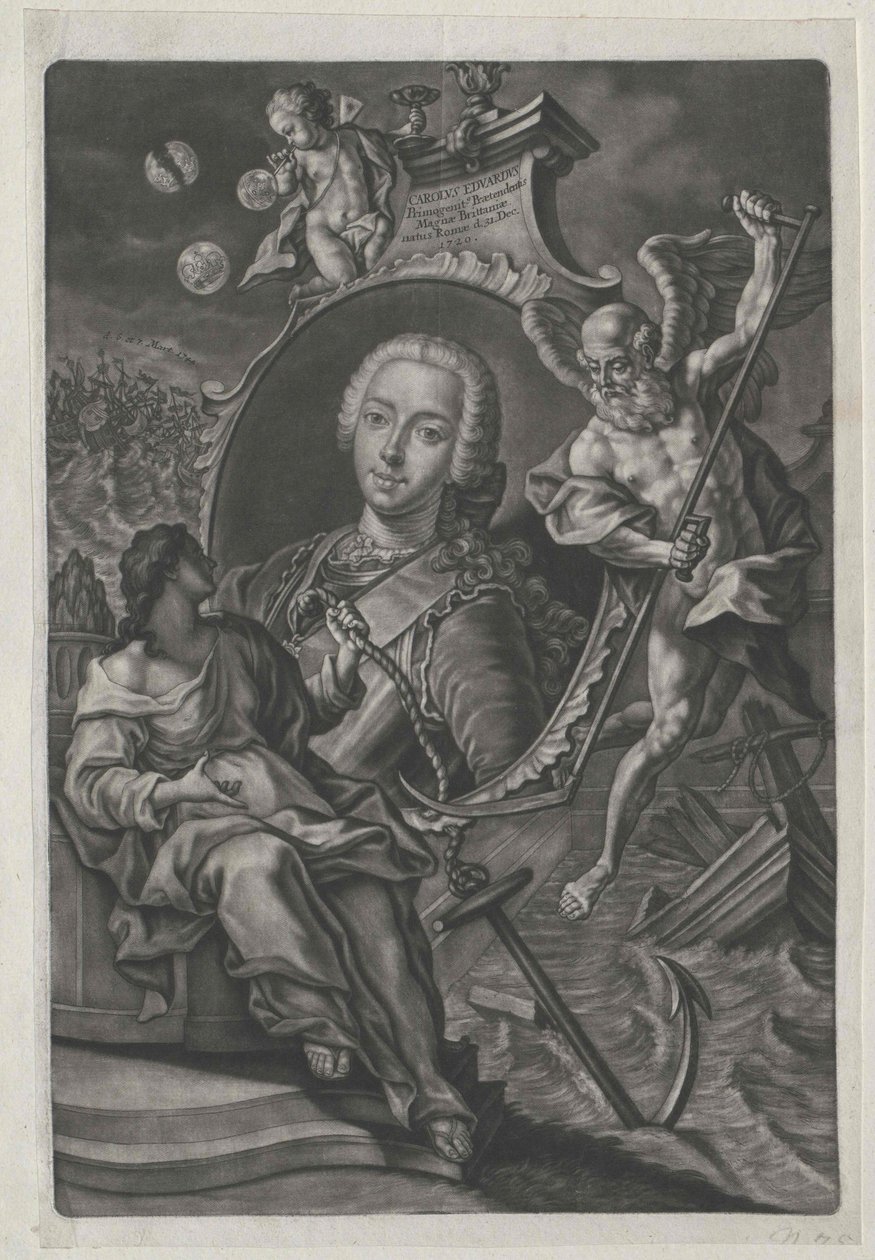 Karl Eduard angol herceg (nyomtatás) alkotó: Artist Unknown