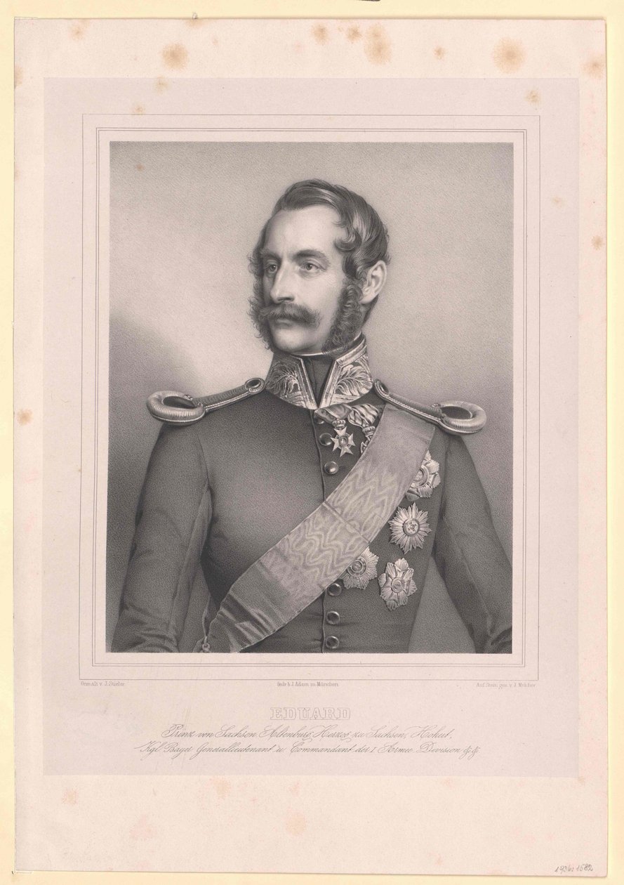 Eduard szász-altenburgi herceg alkotó: Artist Unknown