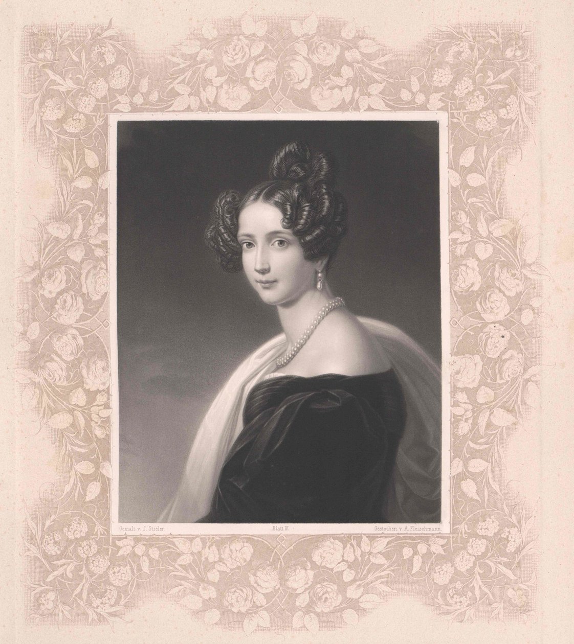 Sophie bajor hercegnő (nyomtatás) alkotó: Artist Unknown