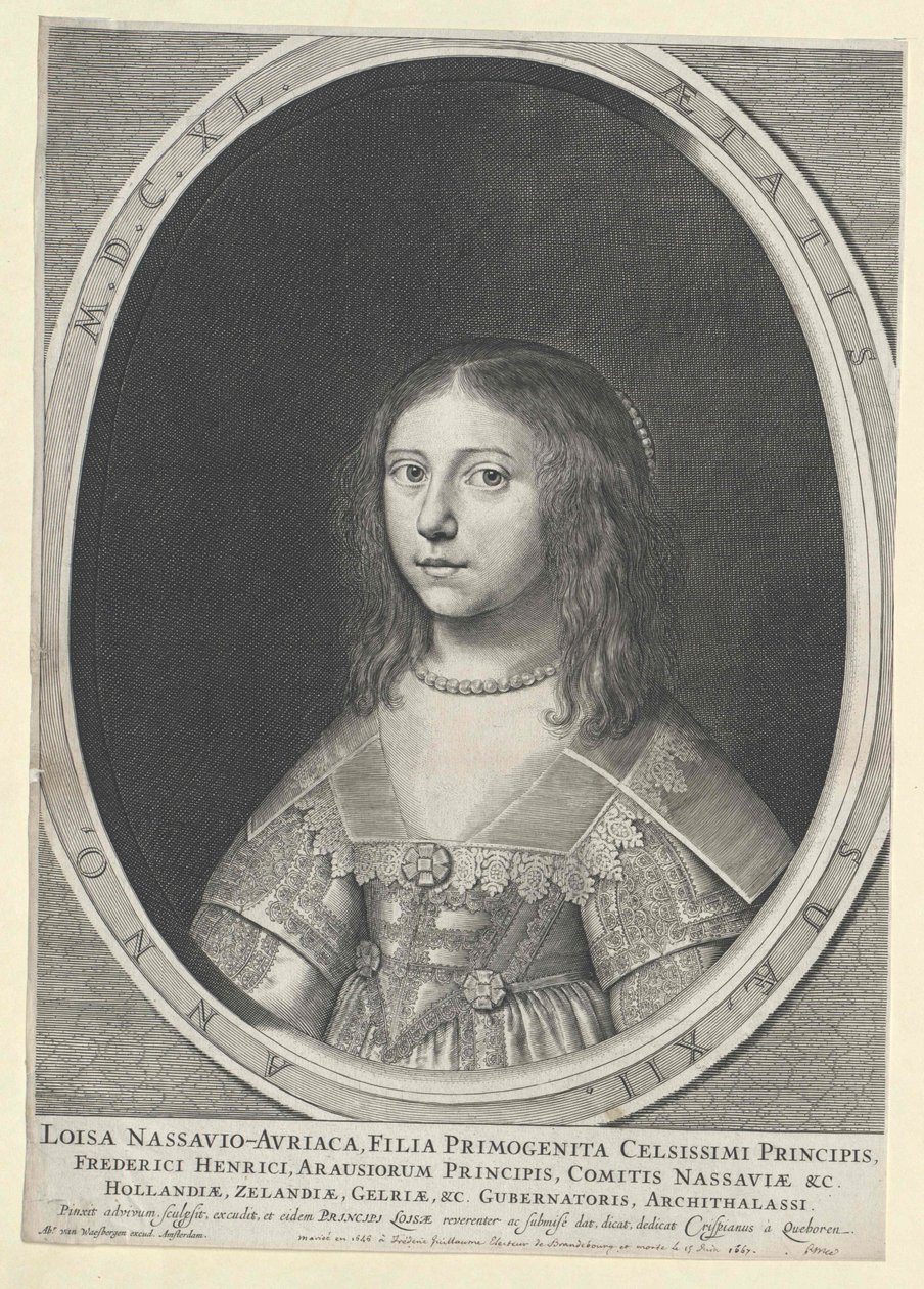 Louise Henriette narancs hercegnő alkotó: Artist Unknown