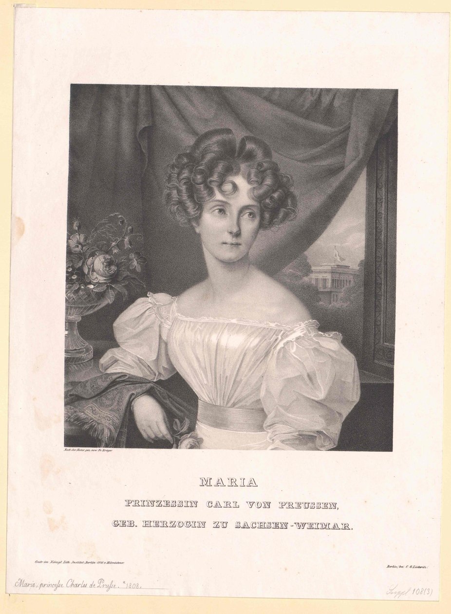 Eisenach Mária szász-weimari hercegnő Eisenach Mária alkotó: Artist Unknown