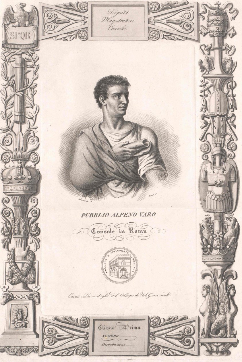 Publius Alphenus Varus alkotó: Artist Unknown