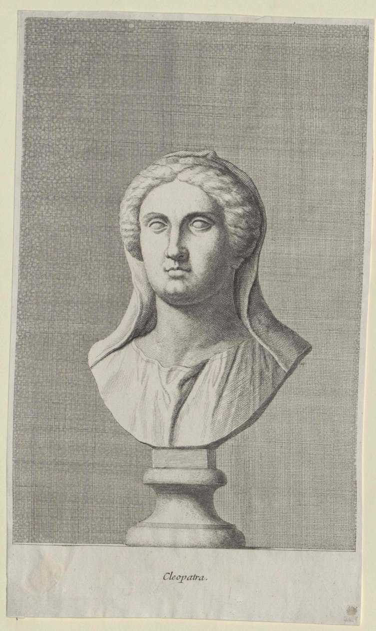 Egyiptom királynője, VII. Kleopátra (nyomtatás) alkotó: Artist Unknown