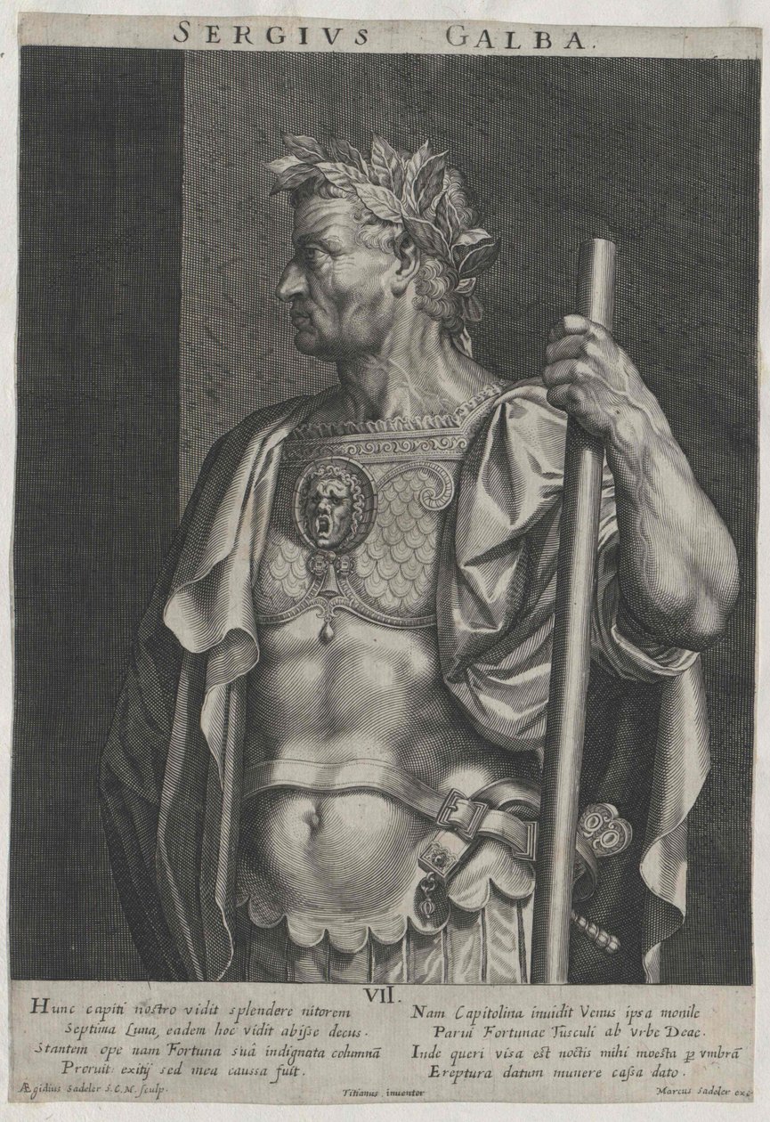 Galba római császár alkotó: Artist Unknown