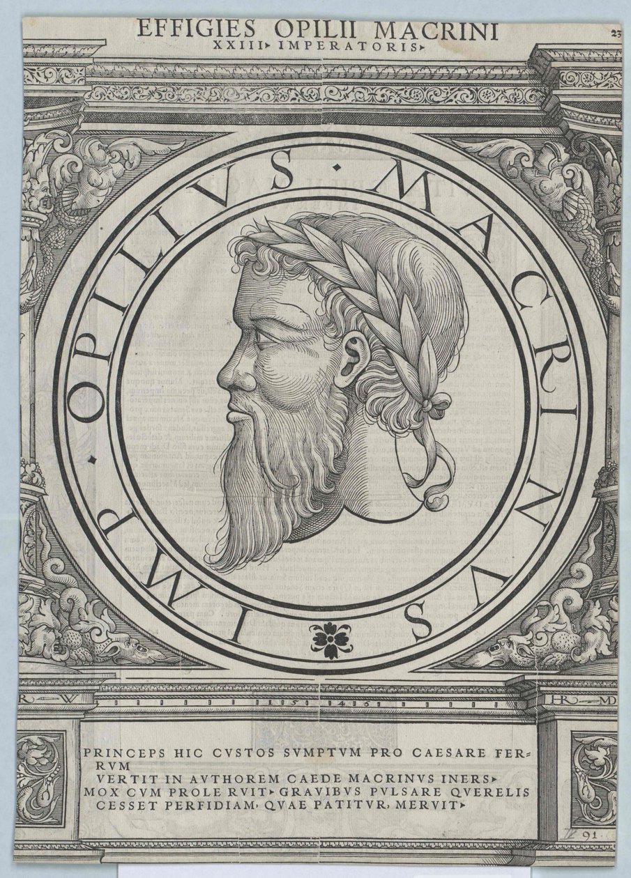 Macrinus római császár alkotó: Artist Unknown
