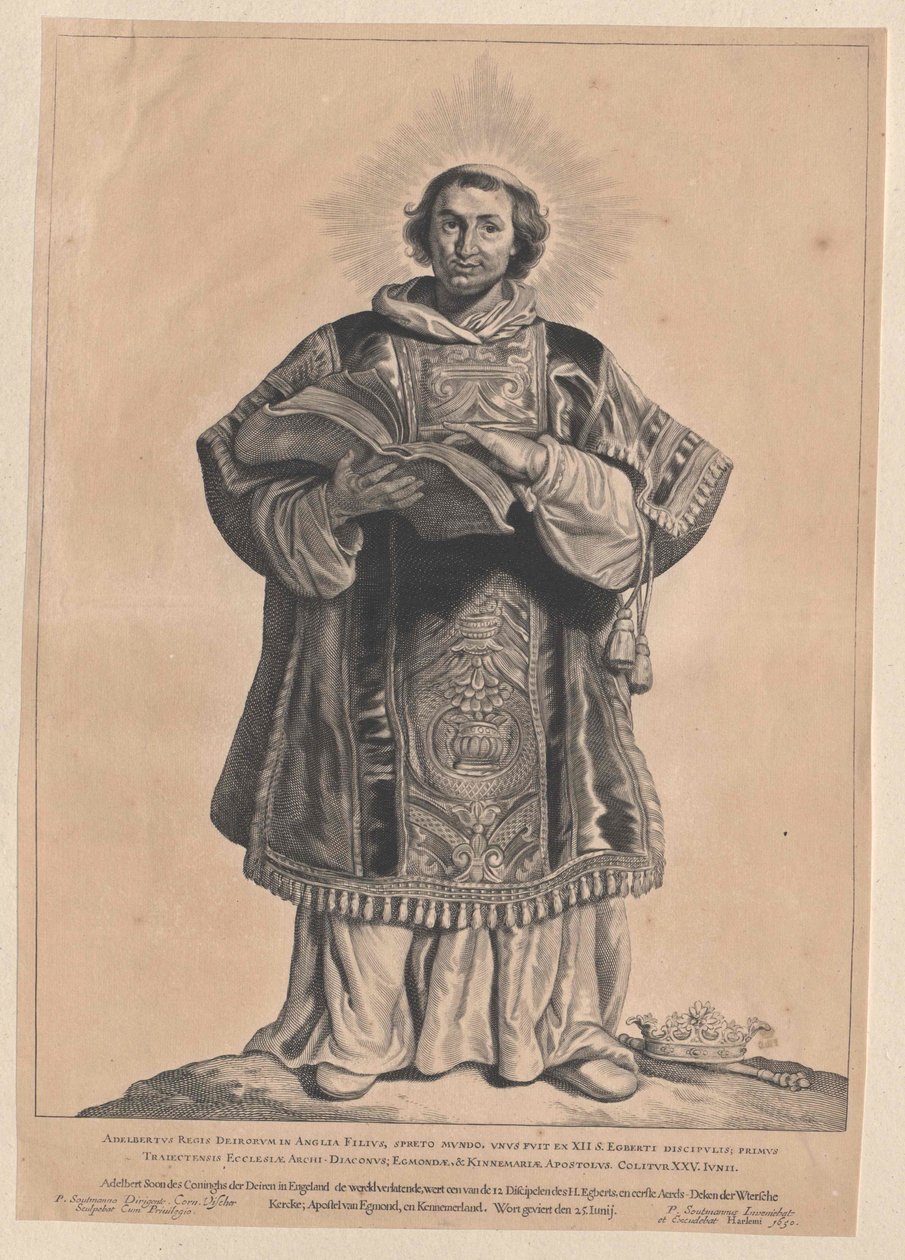 Saint Adalbert von Egmont alkotó: Artist Unknown