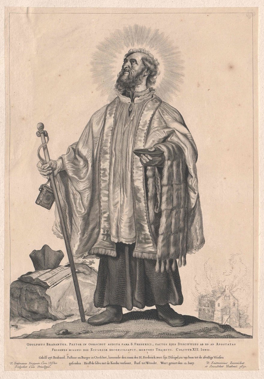 Utrechti Szent Odulf alkotó: Artist Unknown
