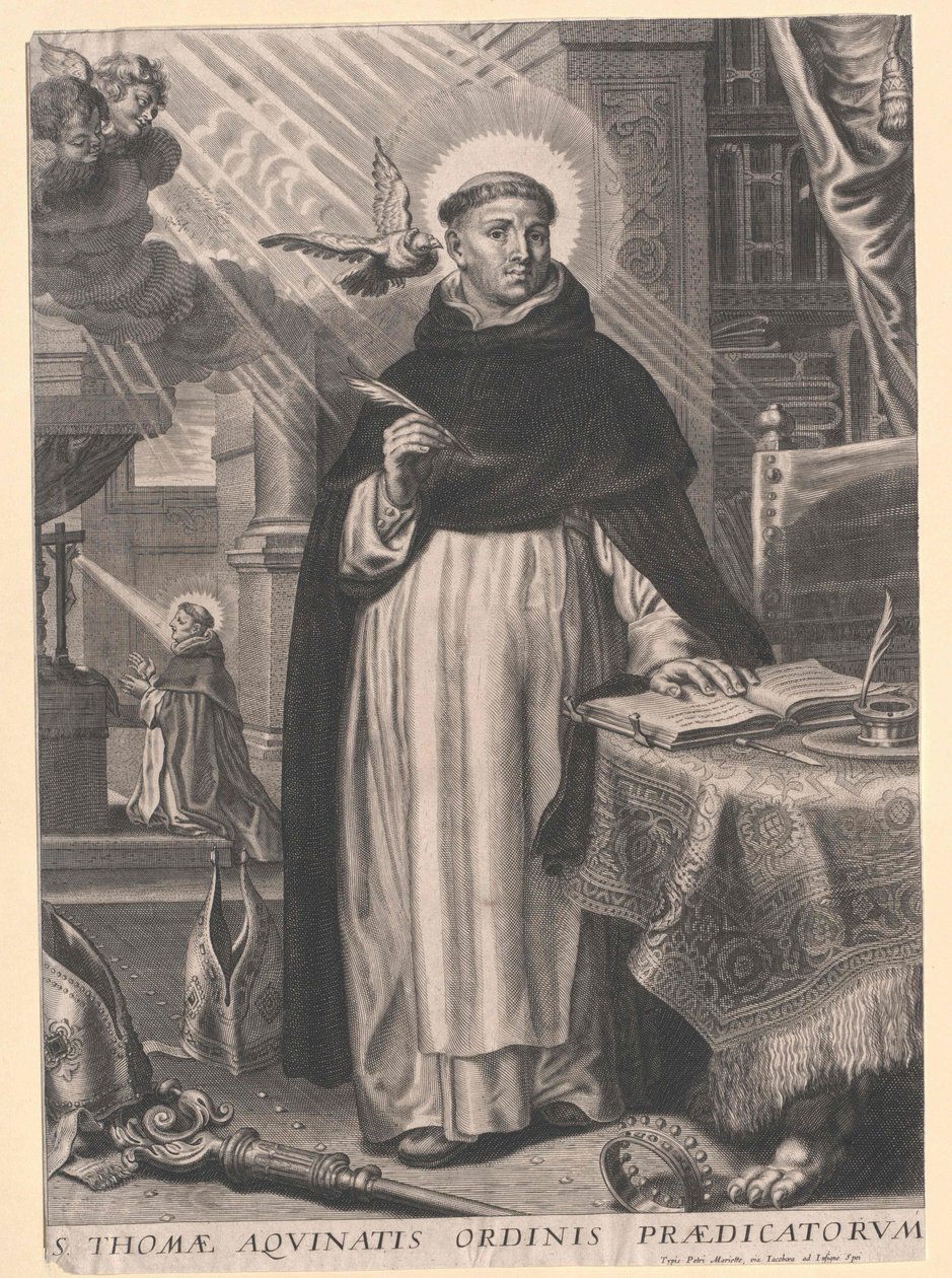 Aquinói Szent Tamás alkotó: Artist Unknown