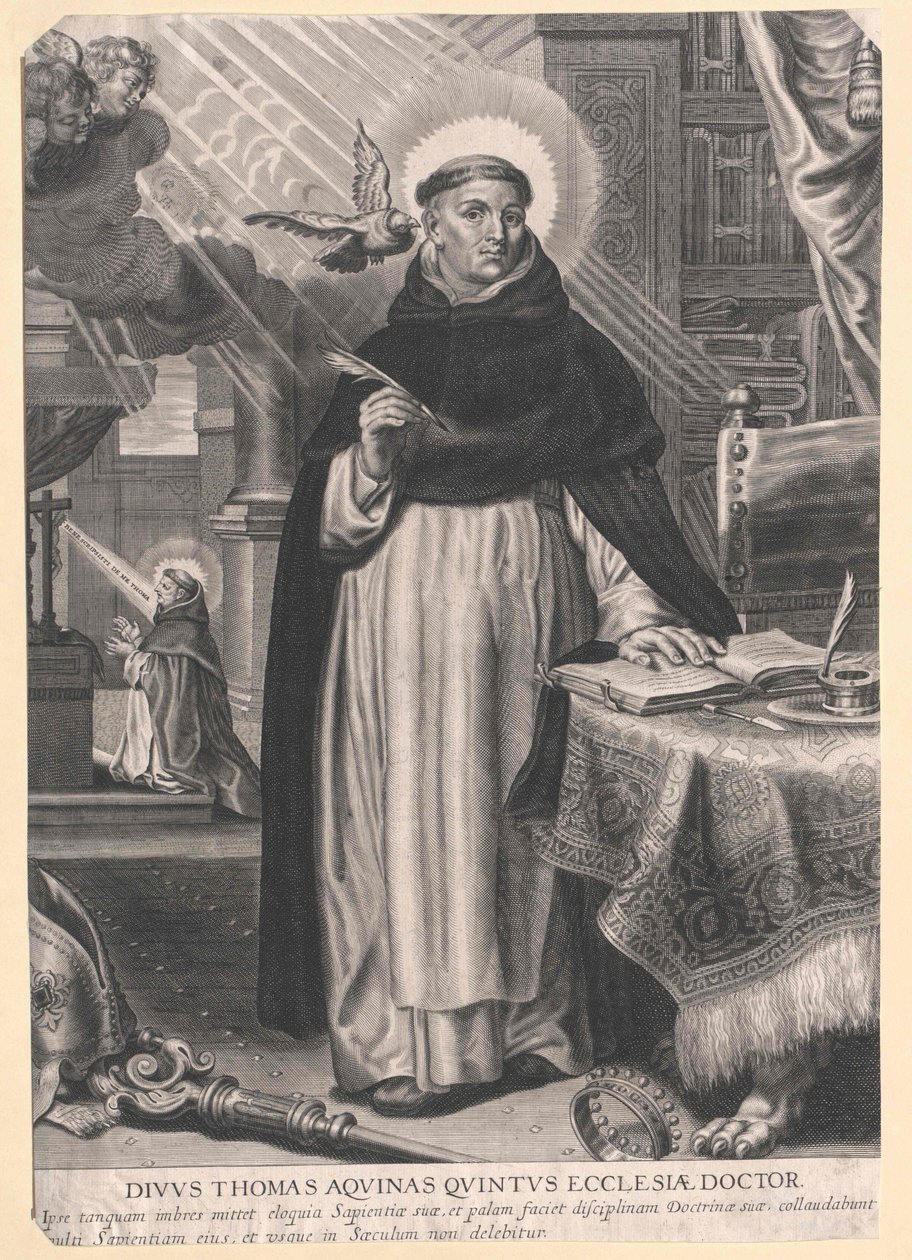 Aquinói Szent Tamás alkotó: Artist Unknown