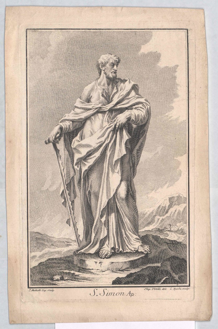 Szent Simon apostol alkotó: Artist Unknown