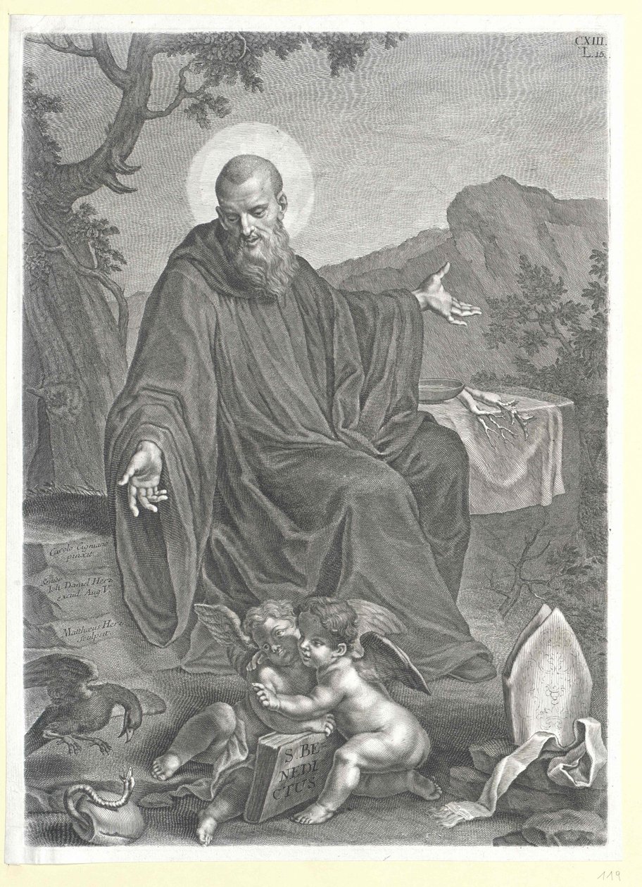 Nursiai Szent Benedek alkotó: Artist Unknown