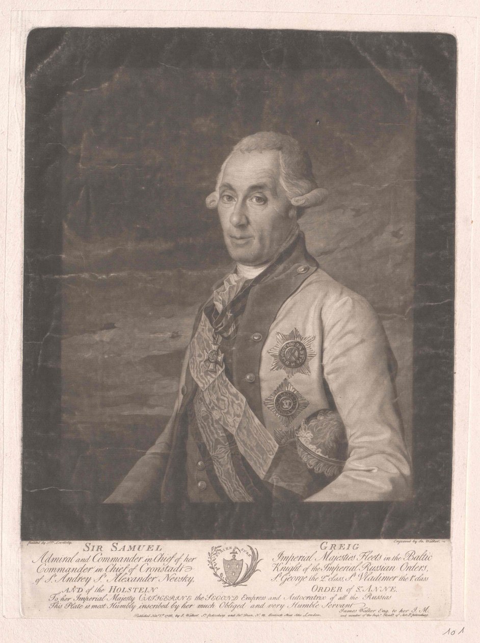 Sir Samuel Greig alkotó: Artist Unknown