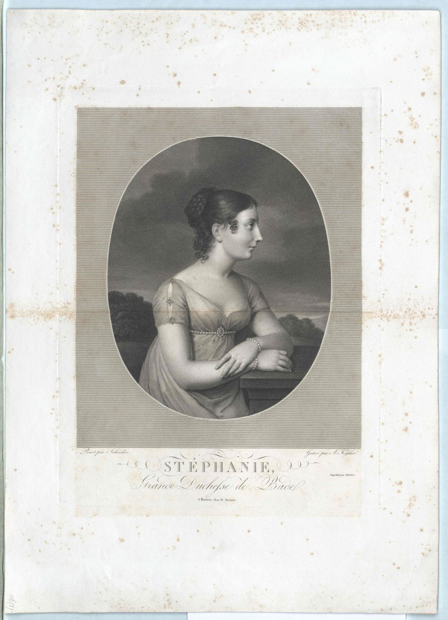 Stephanie innen: Baden alkotó: Artist Unknown