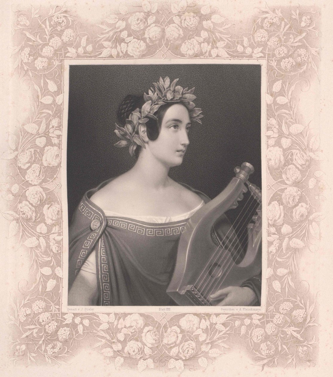 Theresa Renard (nyomtatás) alkotó: Artist Unknown
