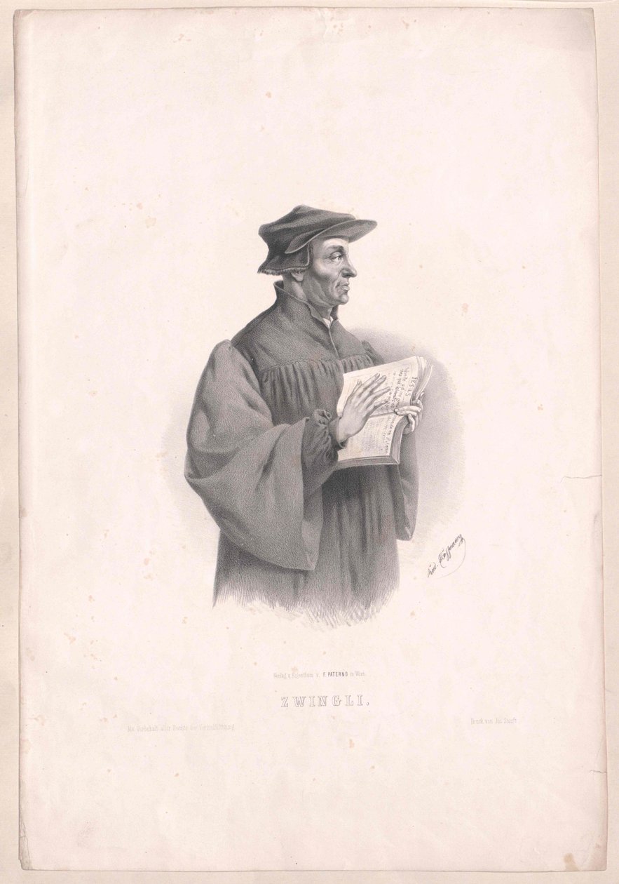 Ulrich Zwingli alkotó: Artist Unknown