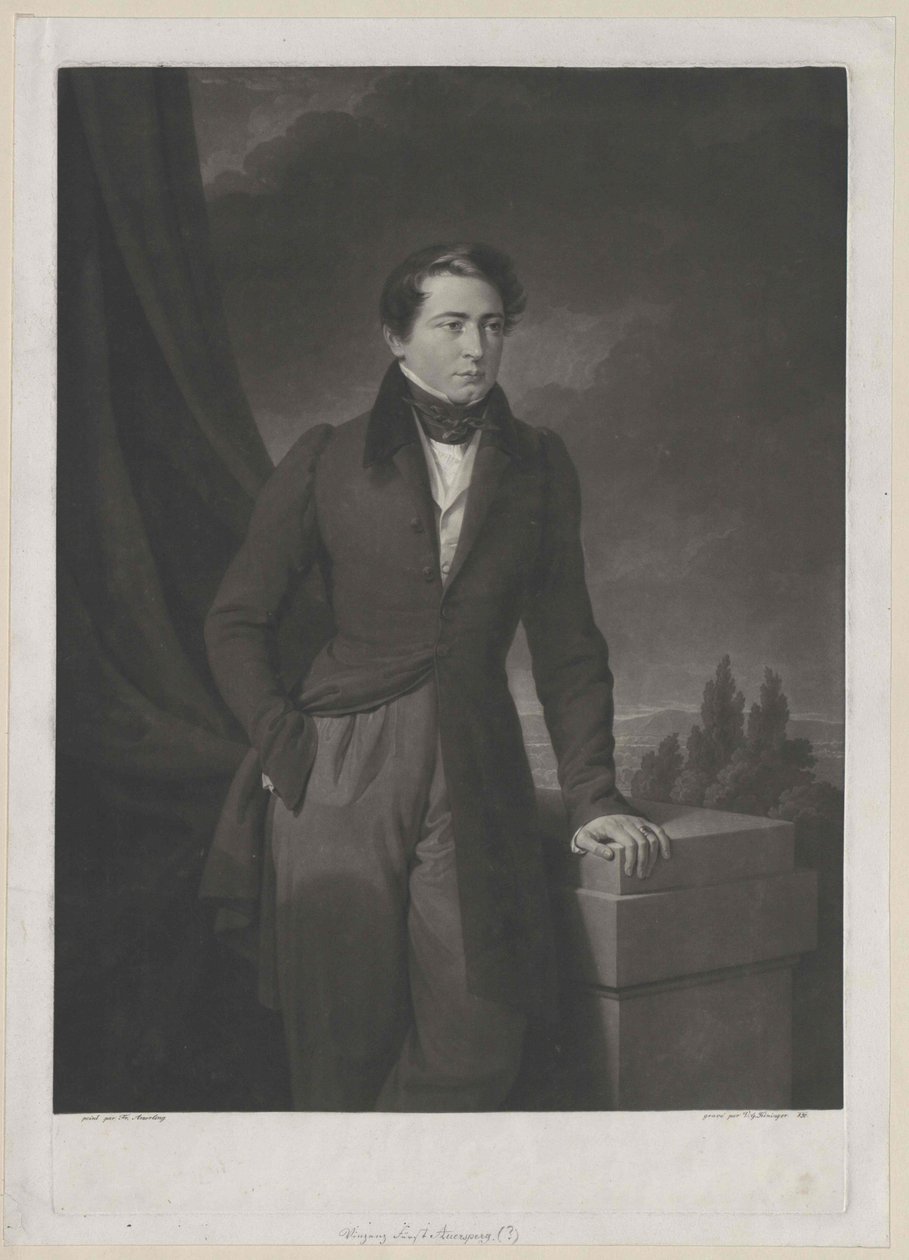 Vincenz herceg Auersperg alkotó: Artist Unknown