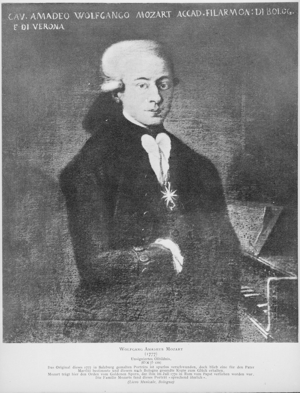 Wolfgang Amadeus Mozart alkotó: Artist Unknown
