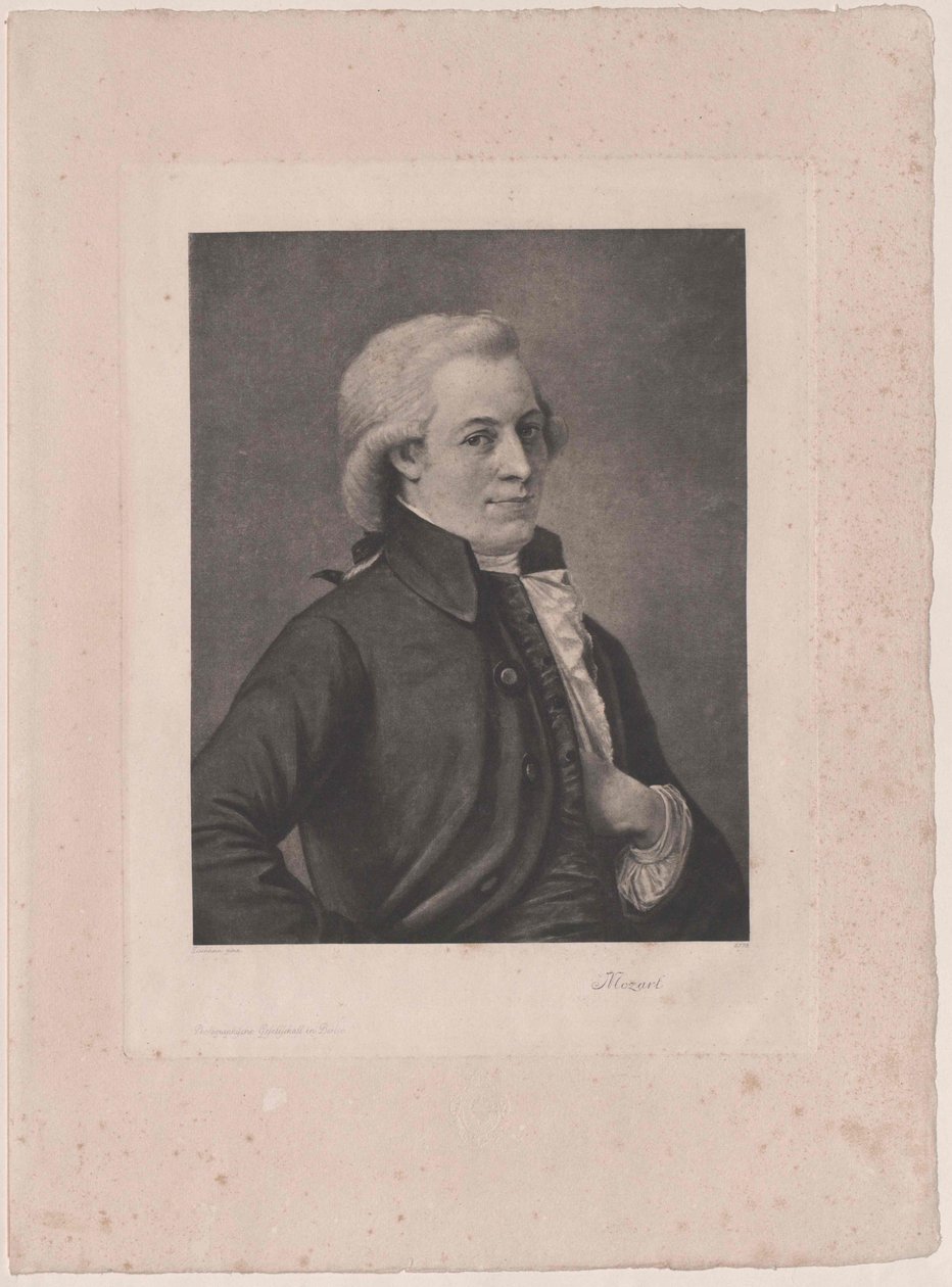 Wolfgang Amadeus Mozart alkotó: Artist Unknown