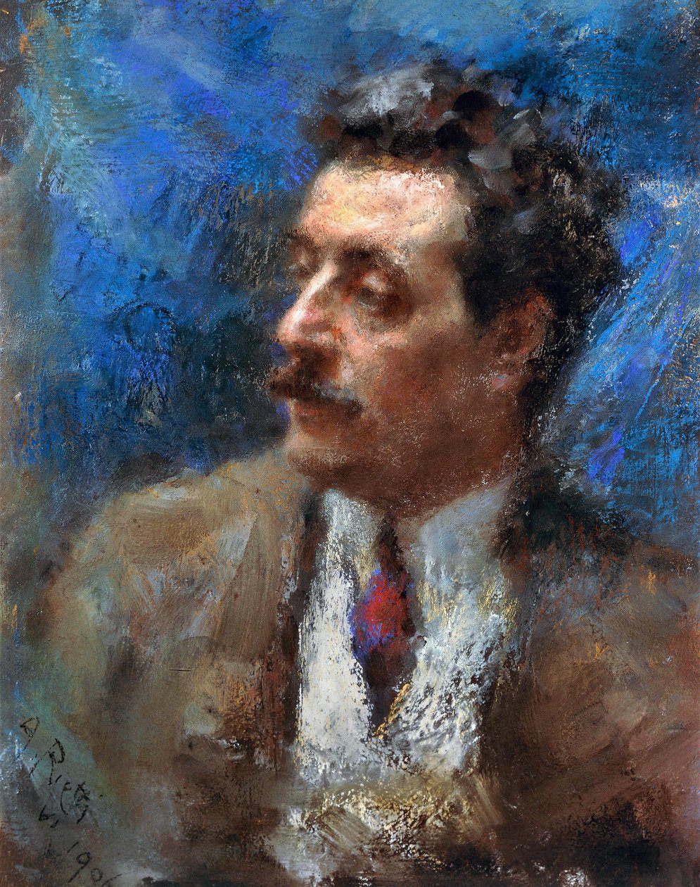 Giacomo Puccini portréja alkotó: Arturo Rietti