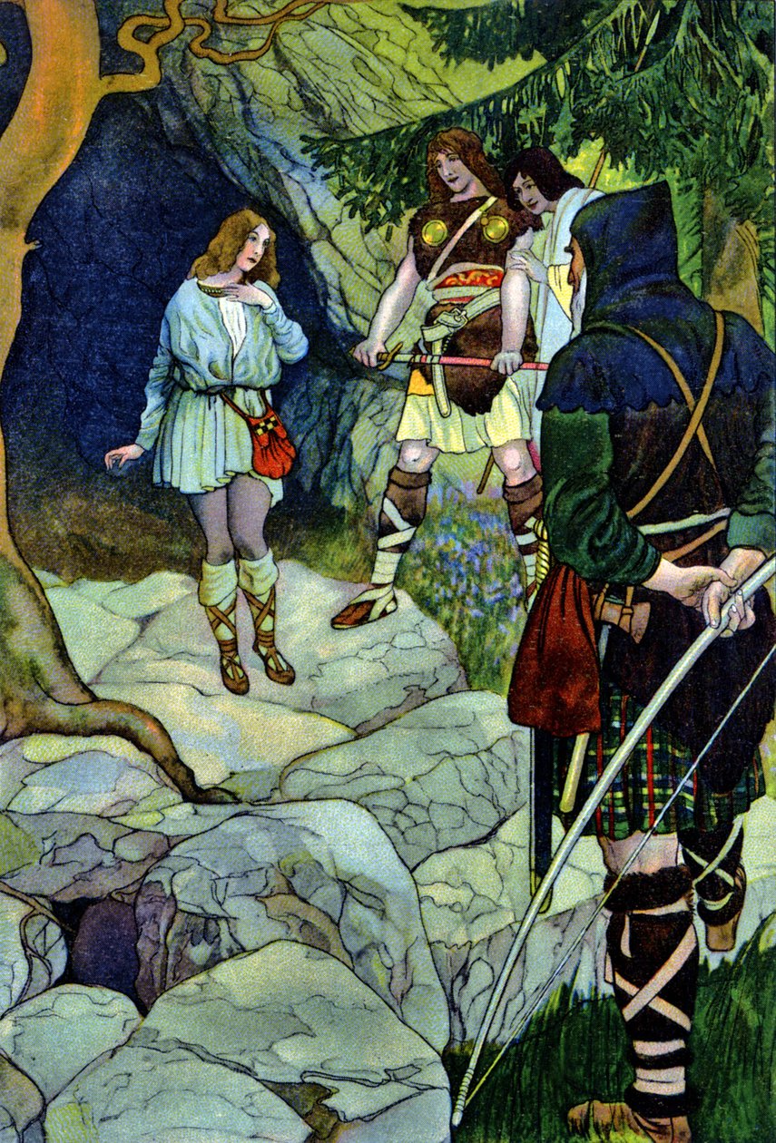 Cymbeline, William Shakespeare drámája, 1880 körül (nyomtatott) alkotó: Artus Scheiner