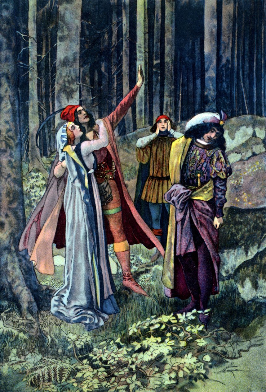 A veronai két gentilshomme alkotó: Artus Scheiner