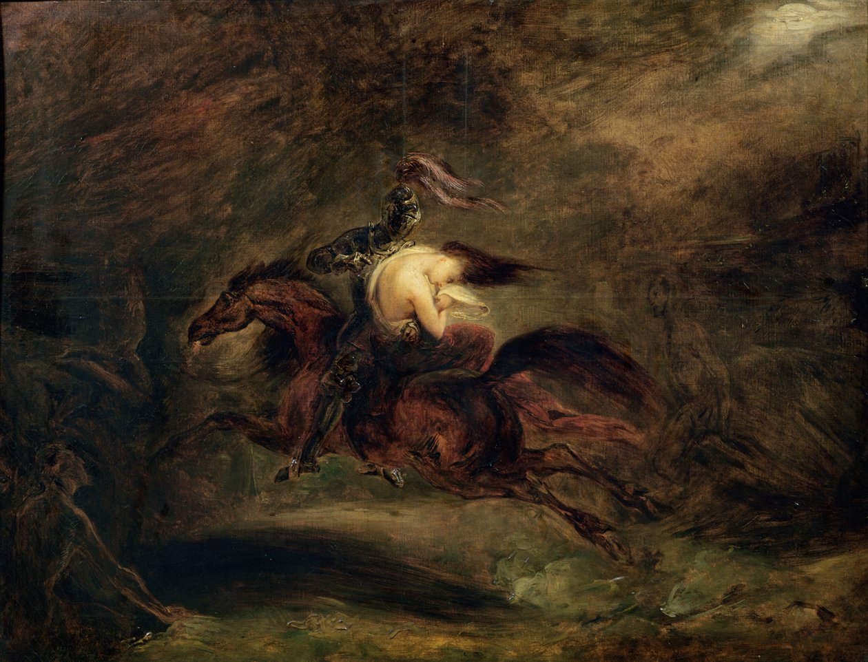 A halottak gyorsan mennek, 1830 alkotó: Ary Scheffer