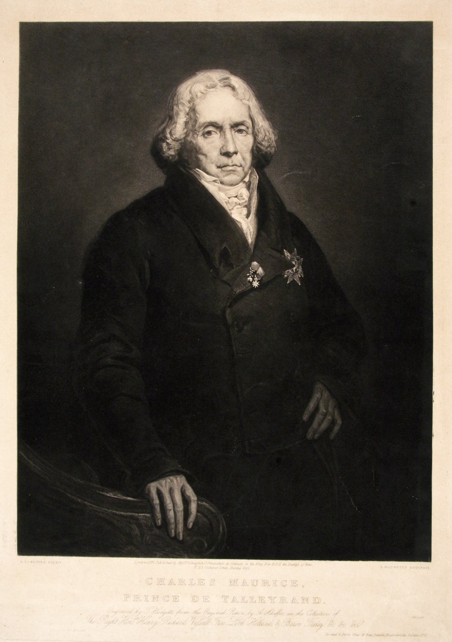 Charles Maurice Talleyrand hercege, pub. 1835 alkotó: Ary Scheffer