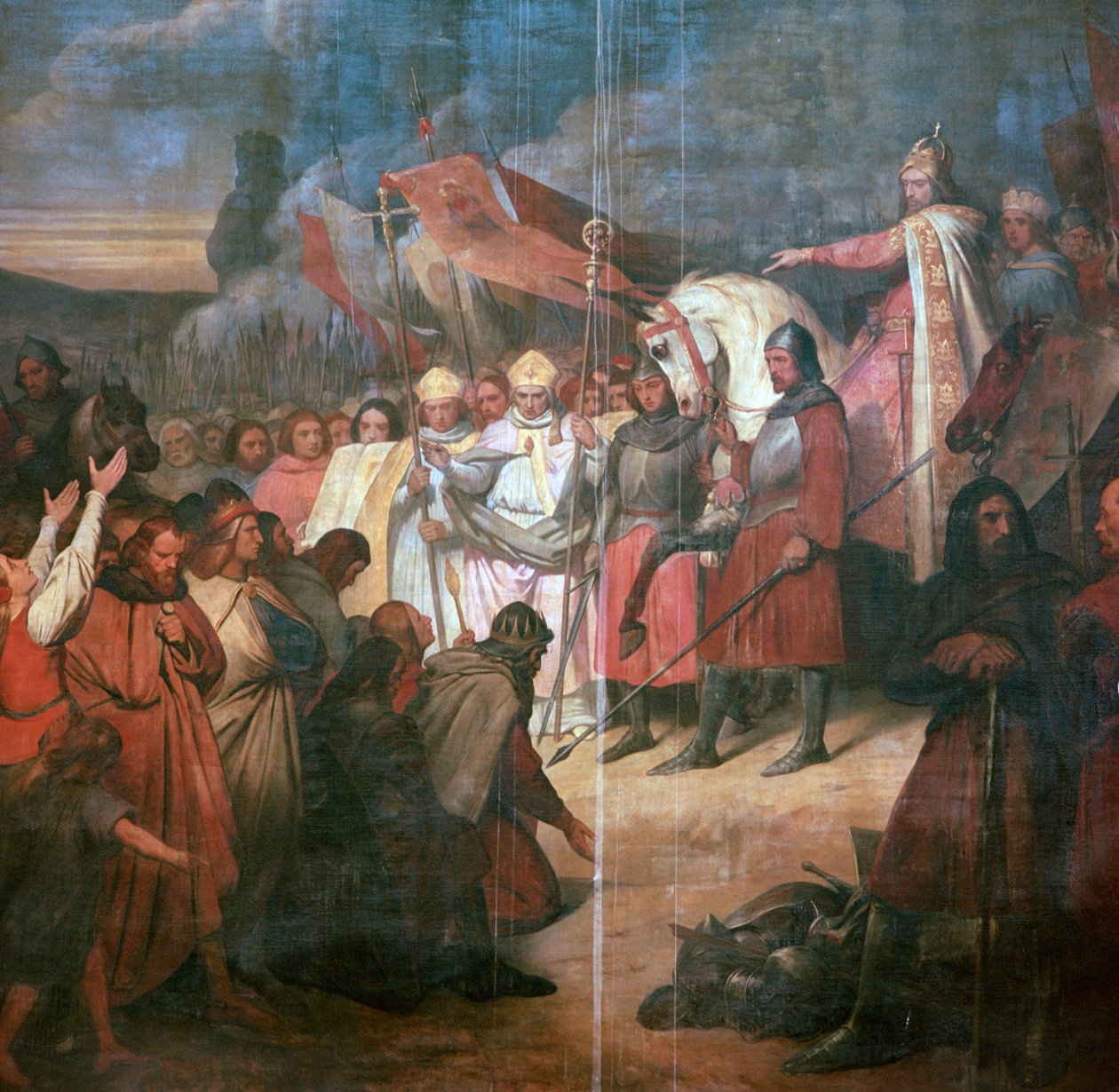 Nagy Károly festménye, 8. század alkotó: Ary Scheffer