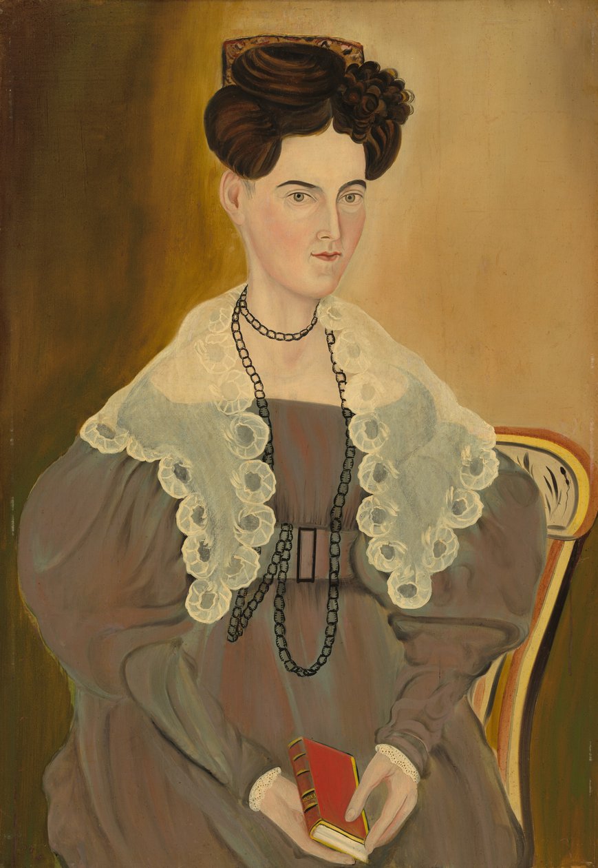Hannah Fisher Stedman, 1833. alkotó: Asahel Powers