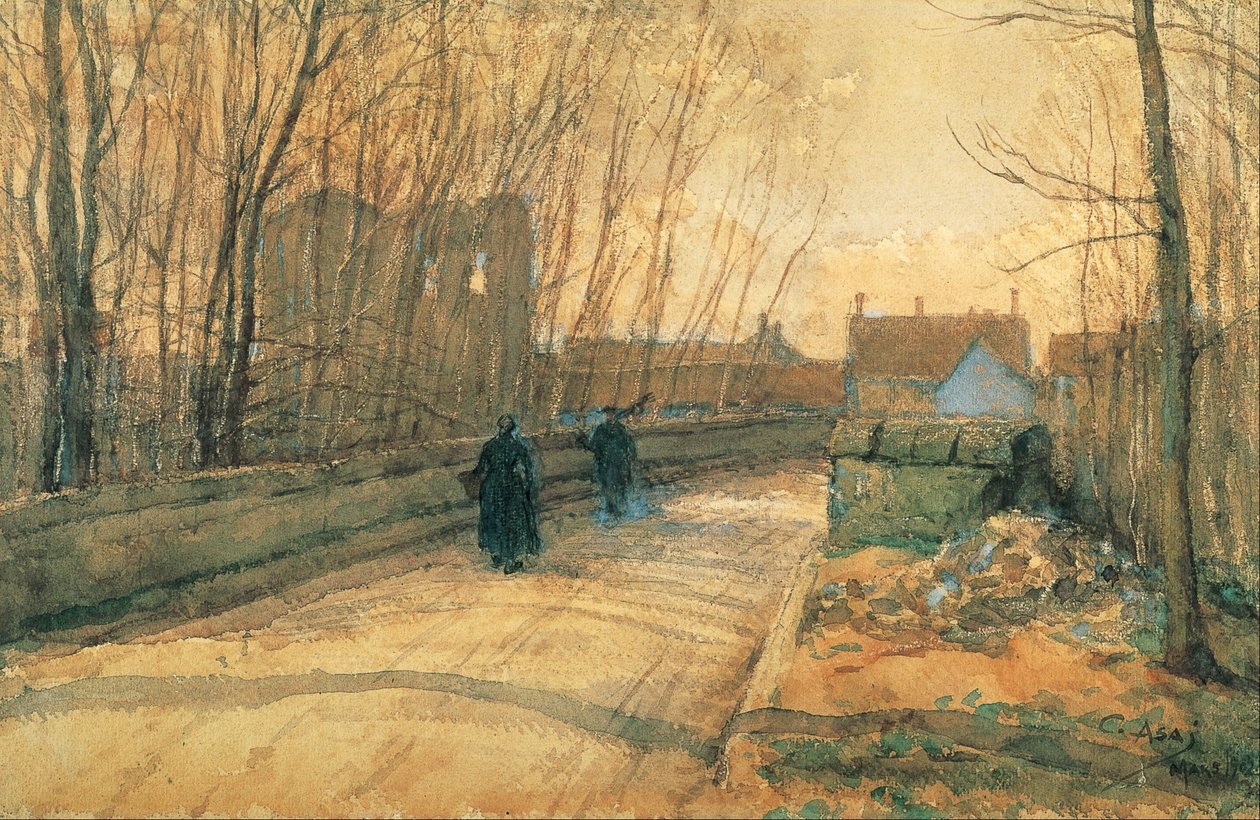 Híd Grez-sur-Loingban alkotó: Asai Chu