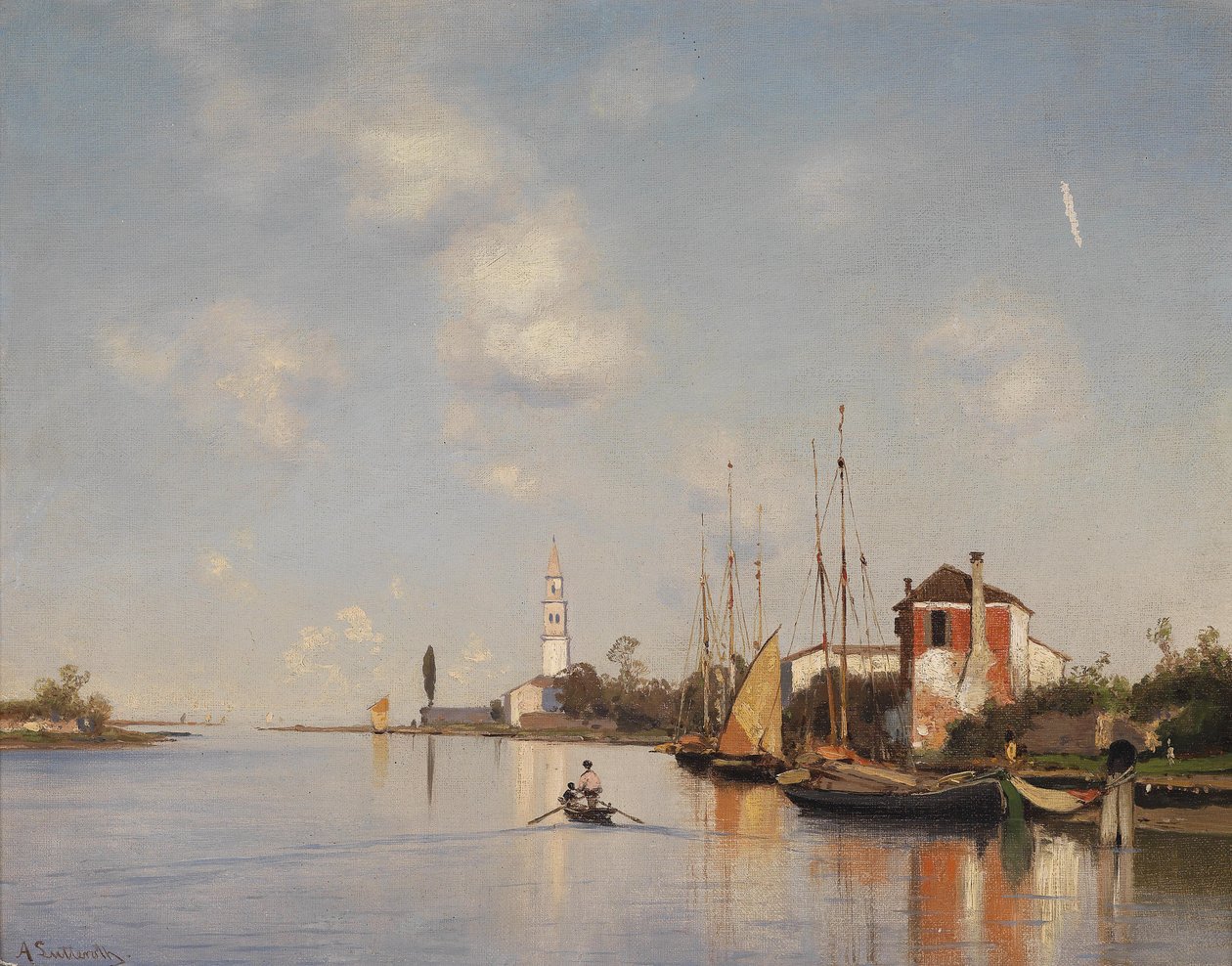 Ascan Lutteroth Mazzorbo bei Venedig alkotó: Ascan Lutteroth