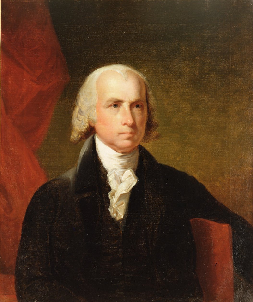 James Madison, 1835, Gilbert Stuart eredetije után alkotó: Asher Brown Durand