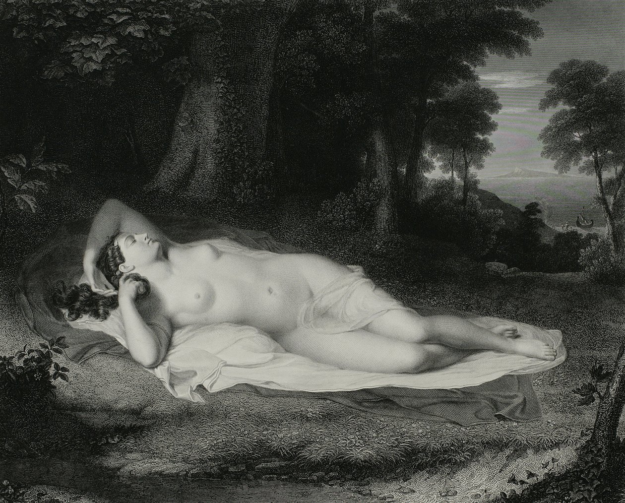 Ariadne alkotó: Asher Brown Durand