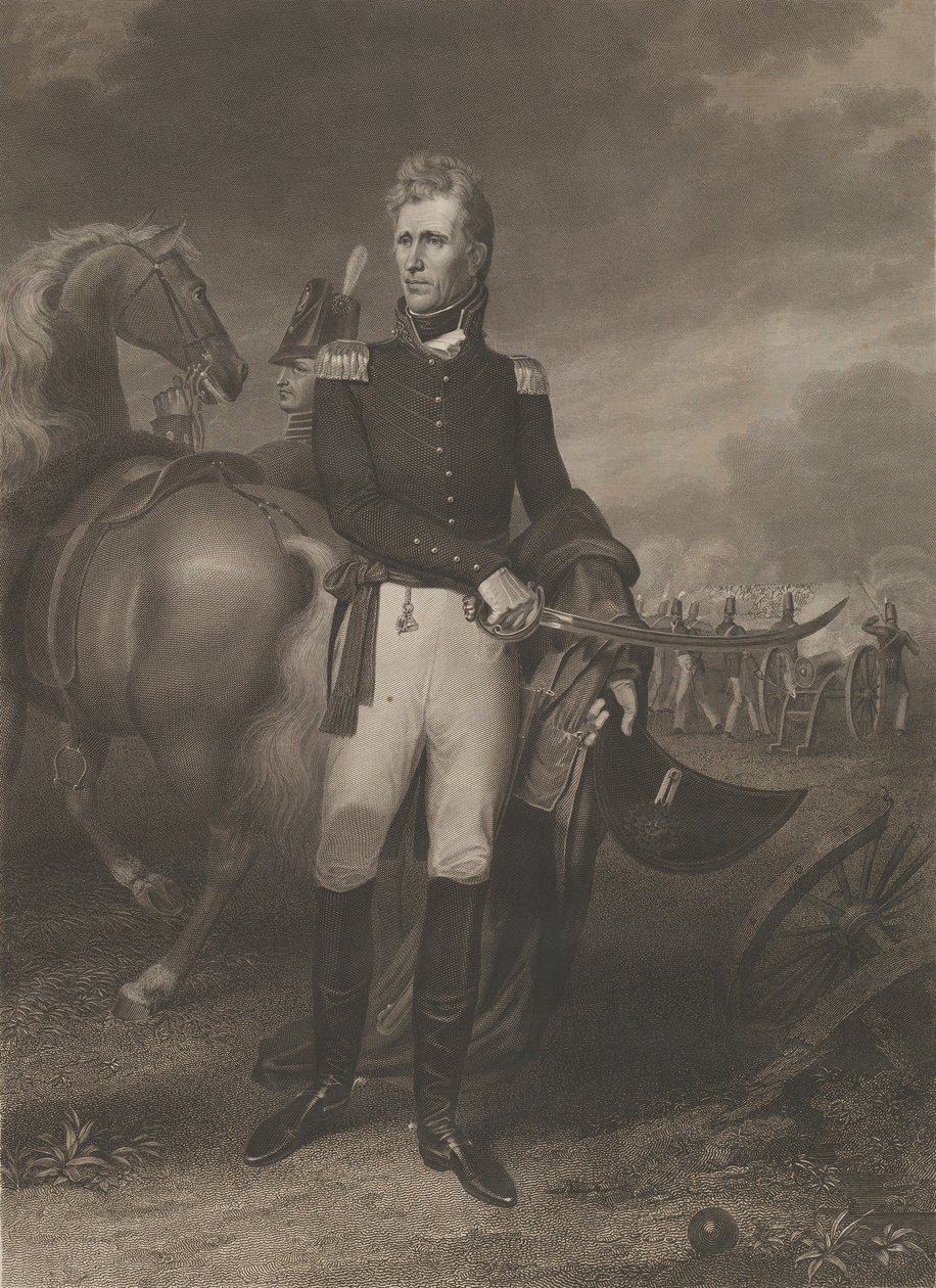 Andrew Jackson tábornok, 1828. június. alkotó: Asher Brown Durand