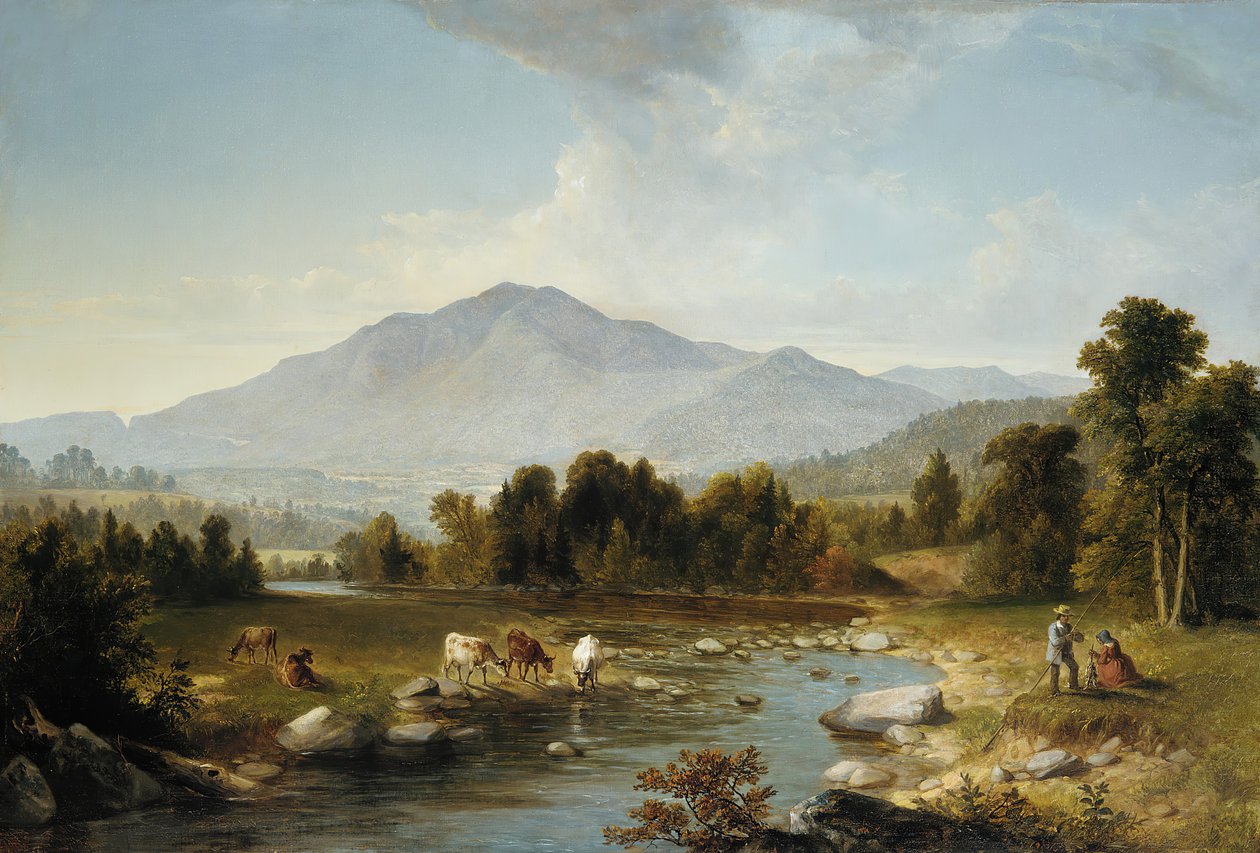 Magaspont: Shandaken-hegység, 1853. alkotó: Asher Brown Durand