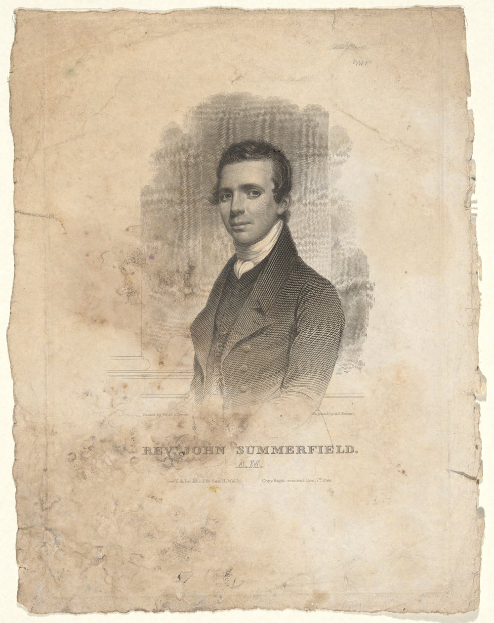 John Summerfield tiszteletes, A.M. alkotó: Asher Brown Durand