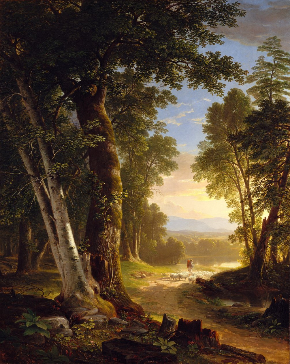 Bükkfák, 1845. alkotó: Asher Brown Durand