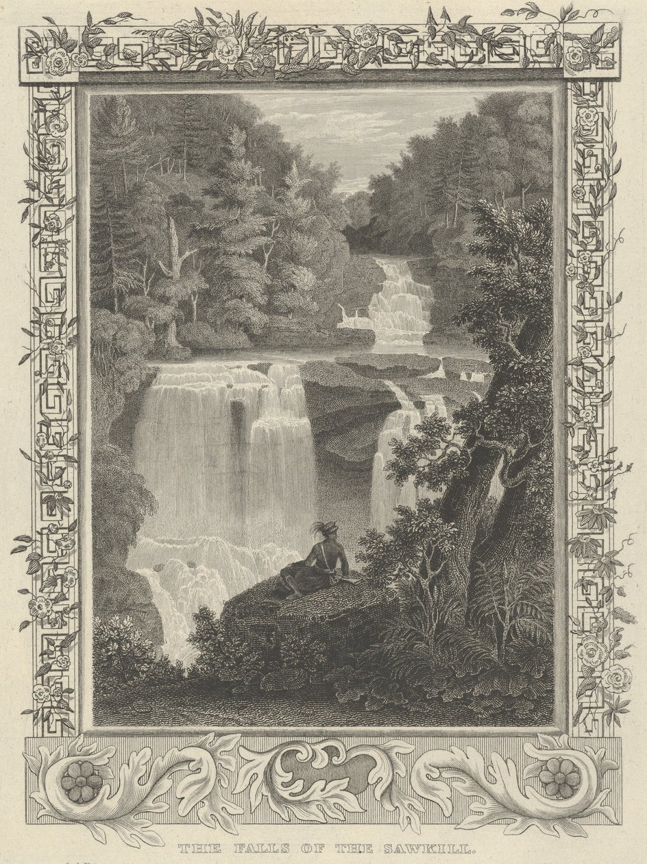 The Falls of the Sawkill, 1830. alkotó: Asher Brown Durand