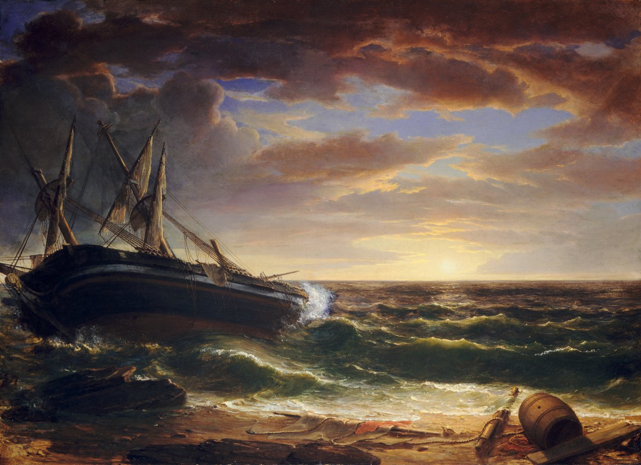 Az elakadt hajó alkotó: Asher Brown Durand
