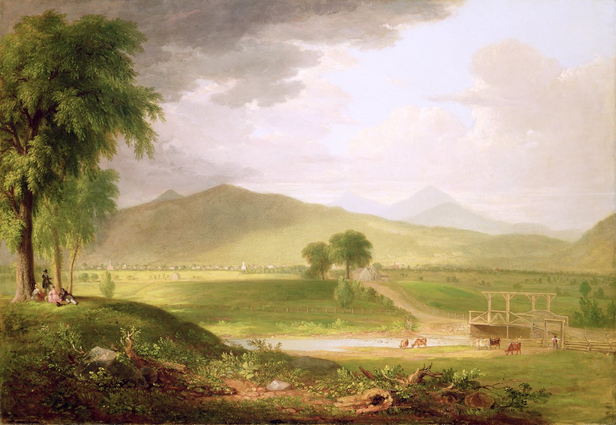 Rutland látképe, Vermont, 1840 alkotó: Asher Brown Durand
