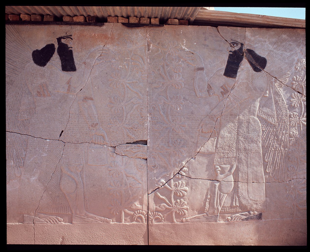 Egy dombormű látképe, Kr.e. 9-7 alkotó: Assyrian