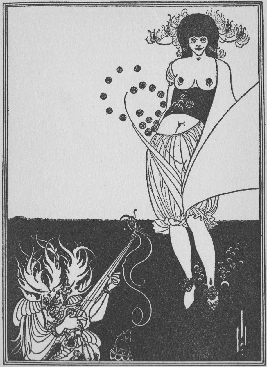 A gyomor tánc, 1896 alkotó: Aubrey Beardsley