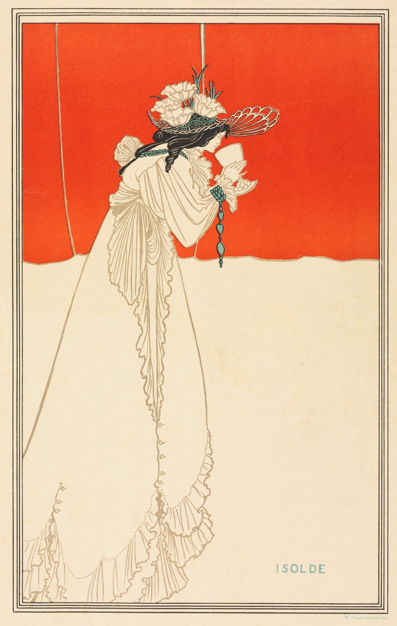 Isolde alkotó: Aubrey Beardsley