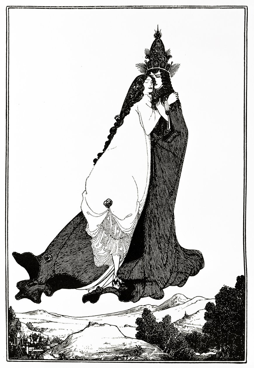 Limai Szent Rózsa, 1894 körül alkotó: Aubrey Beardsley