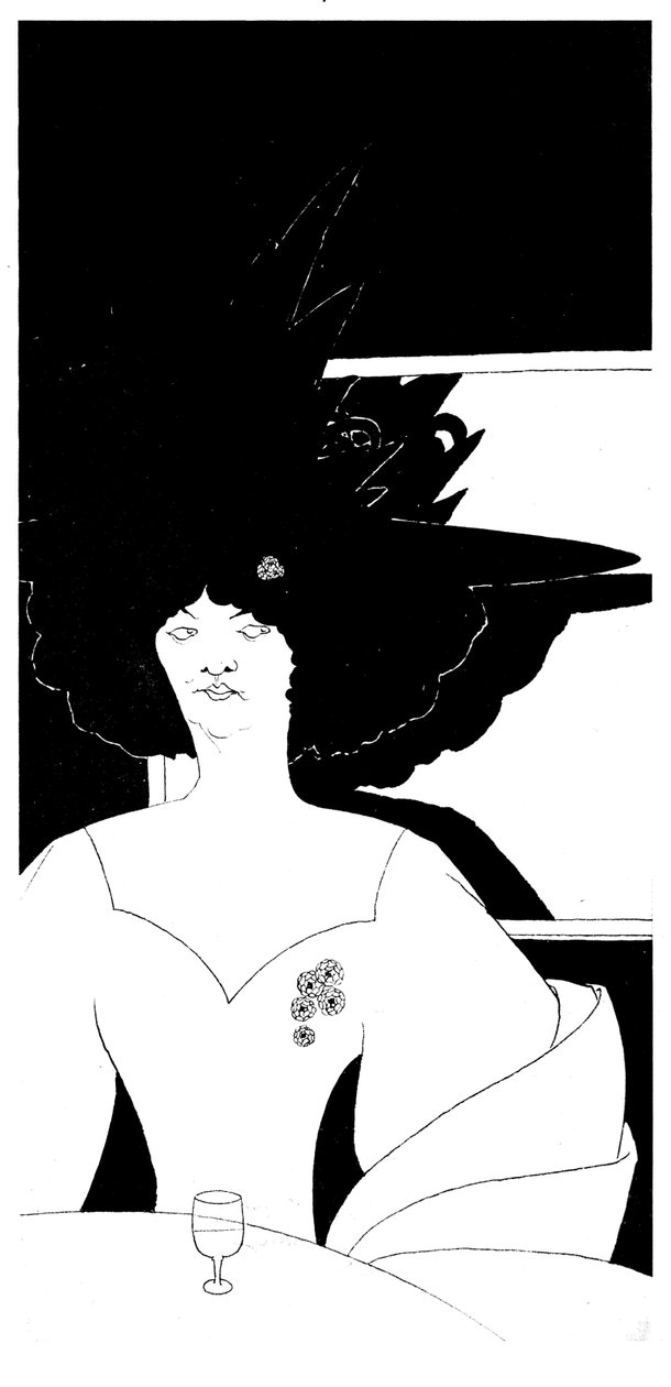 „Várakozás”, 1893 alkotó: Aubrey Beardsley