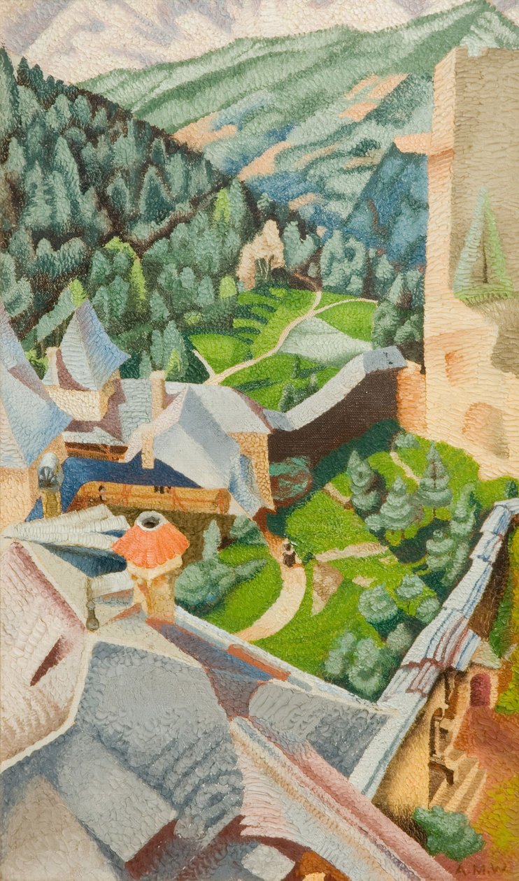 Burg, sötétzöld, 1940. alkotó: Audrey Weber