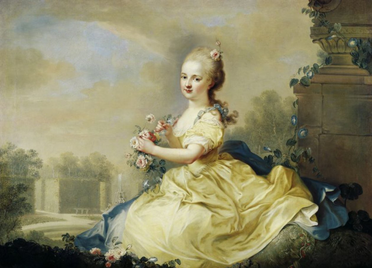 Portrait of princess Maria Josepha Hermengilde of Liechtenstein (1768-1845), later Esterházy alkotó: August Friedrich Oelenhainz