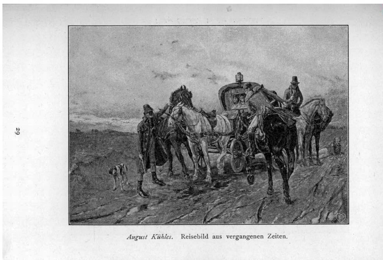 Utazási kép a régmúlt időkből alkotó: August Kühles